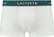 Lacoste Heren 3-pack Trunk - Maat XS - Zwart/Grijs/Wit/Blauw (3-pack)