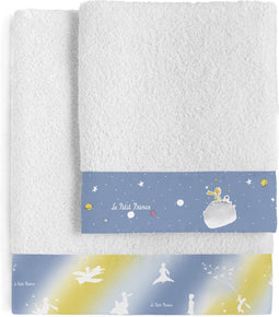 Handdoekenset HappyFriday Le Petit Prince Univers Multicolour 2 Onderdelen