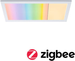 Paulmann Amaris - Plafonnière - Paneel - wit - Warmwit - zigbee - RGBW - hoeckig -