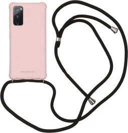 iMoshion Hoesje Geschikt voor Samsung Galaxy S20 FE Hoesje Met Koord - iMoshion Color Backcover met koord - Roze