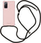 iMoshion Hoesje Geschikt voor Samsung Galaxy S20 FE Hoesje Met Koord - iMoshion Color Backcover met koord - Roze