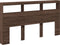 vidaXL - Hoofdbordkast - met - LED-verlichting - 180x17x102 - cm - bruin - eiken