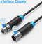Vention - XLR Kabel Mannelijk naar Vrouwelijk - 10 meter - Zwart