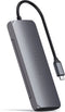 Satechi USB-C Hybrid Multiport Adapter - SSD aansluiting - 4K HDMI - Grijs