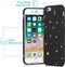 iMoshion Hoesje Geschikt voor iPhone 6s / 6 Hoesje Siliconen - iMoshion Design hoesje - Zwart / Meerkleurig / Goud / Stars Gold