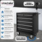 tectake® - Gereedschapswagen 5 lades - vergrendelbaar - zwart