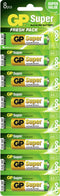 GP Super Alkaline AA batterijen - 1.5V - 8 stuks (8 stuks)