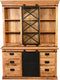 Wandkast Fresno XL - Vitrinekast - Buffetkast industrieel 220 cm