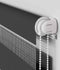 vidaXL - Zebra - rolgordijn - 110x150 - cm - stofbreedte - 105,9 - cm - zwart