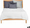 Sprei 240 x 260 cm Ruiten Wit (4 Stuks)