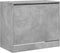Schoenenkast 80x42x69 cm bewerkt hout betongrijs