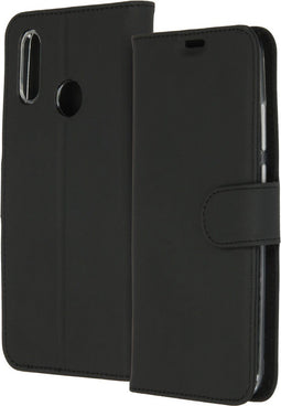 Accezz Hoesje Geschikt voor Huawei P Smart (2019) Hoesje Met Pasjeshouder - Accezz Wallet Softcase Bookcase - Zwart