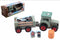 Fien & Teun Houten Tractor met Aanhanger - Inclusief Dieren en Accessoires - 34 x 11 x 12 cm (7 dlg)