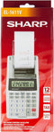 Sharp rekenmachine - EL1611V - grijs - 12 digit - 4x AA batterij - SH-EL1611V