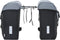 vidaXL - Fietstas - Dubbele - Tassen - 35L - Grijs