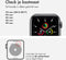 imoshion Stalen bandje - Geschikt voor Apple Watch 1, 2, 3, 4, 5, 6, 7, 8, 9, 10, SE, Ultra (2) - 44/45/46/49 mm - Zilver - One Size