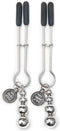 Fifty Shades of Grey The Pinch - Verstelbare Tepelklemmen - Zwart/ Zilver