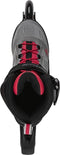 Rollerblade Macroblade 90 - Inlineskates Dames - Semi-Softboot - Grijs - zwart - roze