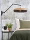 GOOD&MOJO Wandlamp Palawan - Zwart/Naturel - 105x60x55cm - Binnen Scandinavisch,Bohemian