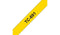 TC-691 - 9mm - black on yellow for PT-8E / PT-2000 / PT-3000 / PT-5000