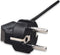 Manhattan - Stroom Aansluitkabel - Euro 2-pin plug (CEE 7/4) naar C13 Female 1,8m Zwart