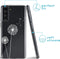 imoshion Hoesje Geschikt voor Samsung Galaxy S21 FE Hoesje Siliconen - imoshion Design hoesje - Wit / Transparant / Dandelion