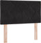 vidaXL - Hoofdbord - Diamant - Blokken - Ontwerp - Zwart - 80 - cm - Velvet