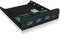 Icy Box IB-HUB1418-i3 - USB 3.2 Gen 1 Hub 4 Poorten - Zwart