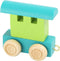 Small Foot - Houten Lettertrein Wagon Groen
