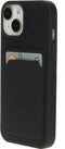 Apple iPhone 15 - Back Cover - Schokabsorberend TPU met Kaarthouder - Zwart