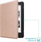 imoshion E-reader Hoesje - Geschikt voor Tolino Page 2 - Slim Hard Case Sleepcover Bookcase - Rosé Goud