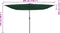 vidaXL - Vierkante - Tuinparasol - met - LED-verlichting - 295x245 - cm - Groen