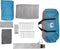 vidaXL - Tunneltent - voor - gezin - 8-persoons - waterdicht - blauw