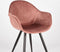 Eetkamerstoel Forli - Roze - Fluweel Label 51