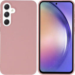 imoshion Hoesje Geschikt voor Samsung Galaxy A55 Hoesje Siliconen - imoshion Color Backcover - roze