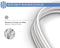 Bigben Connected Force Power Lite - Oplaadkabel - USB-A naar USB-C - 2 meter - Wit