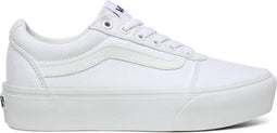 VANS WM Ward Platform (canvas) white -Maat 36