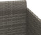 vidaXL - Ligbed - met - kussens - 182x118x63 - cm - poly - rattan - grijs