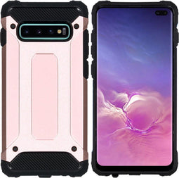 iMoshion Hoesje Geschikt voor Samsung Galaxy S10 Plus Hoesje - iMoshion Rugged Xtreme Backcover - Rosé