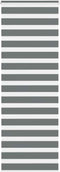 vidaXL - Zebra - rolgordijn - 90x200 - cm - stofbreedte - 85,9 - cm - donkergrijs