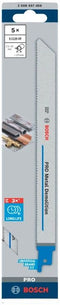 Bosch S 1125 VF - Reciprozaagblad - Heavy for Metal - 225 mm