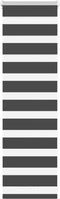vidaXL - Zebra - rolgordijn - 55x100 - cm - stofbreedte - 50,9 - cm - zwart