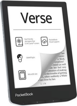 PocketBook Verse - E-reader - 6" E Ink Carta 758x1024 - Blauw