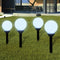 vidaXL Tuinpadlampen 8 st met grondpin LED 15 cm