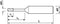TCE - Hardchroom diamant slijpstift - GB 836/D107