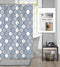 Dutch House Douchegordijn Geo 180x200 cm Blauw