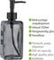 WENKO Zeepdispenser Pure Soap Glas grijs 550ml - Zeeppompje