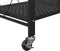 vidaXL - Opbergrek - op - wielen - 71x34x88 - cm - staal - zwart