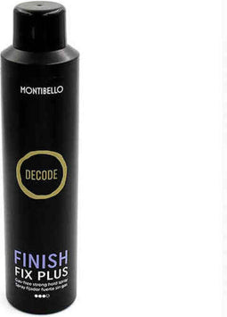 Haarlak zonder gas Decode Finish Fix Plus Montibello (250 ml)