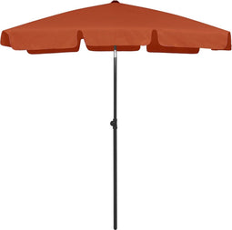 vidaXL - Strandparasol - 180x120 - cm - terracottakleurig